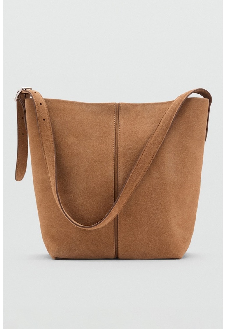 Geanta tote din piele intoarsa