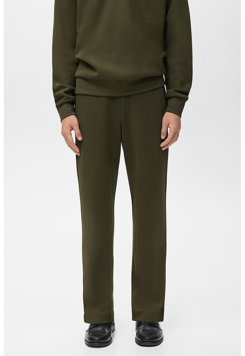 Pantaloni relaxed fit cu snur de ajustare