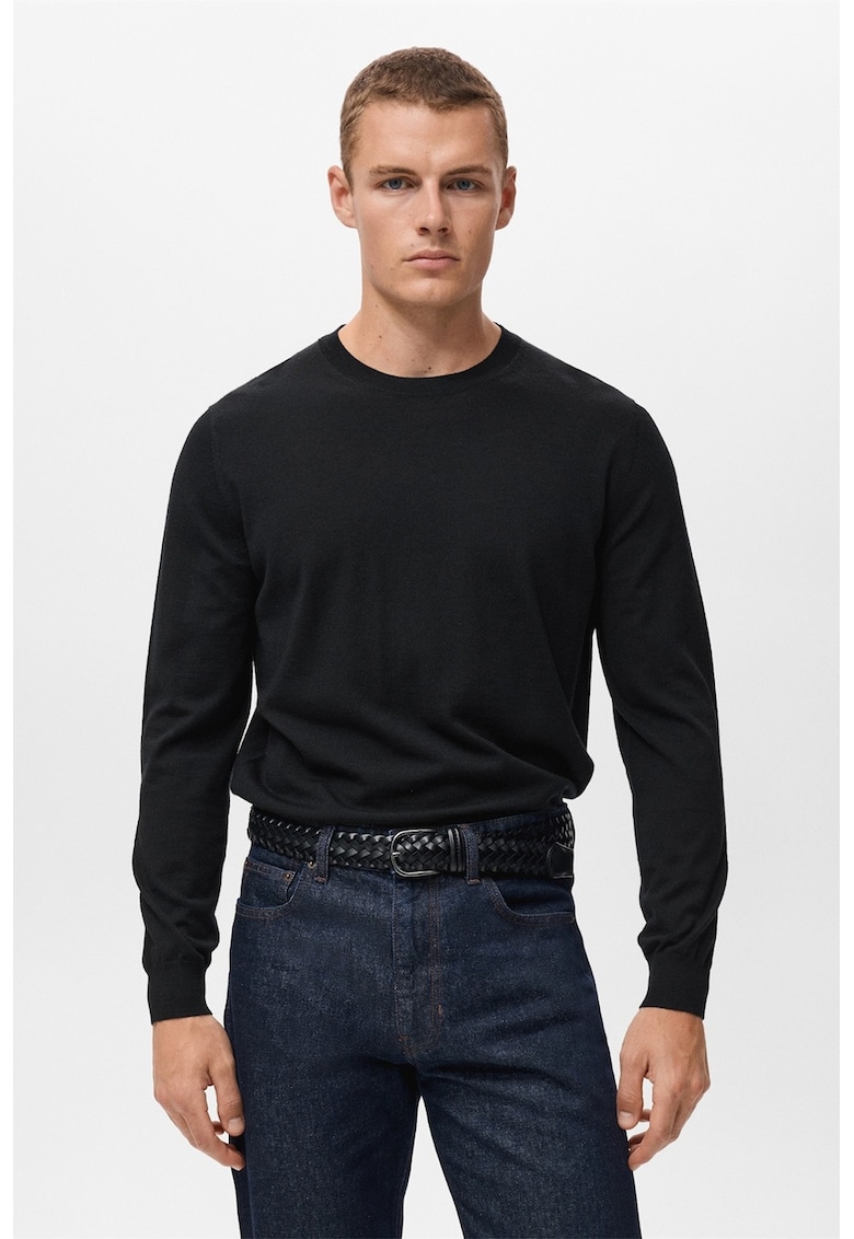 Pulover slim-fit din lana