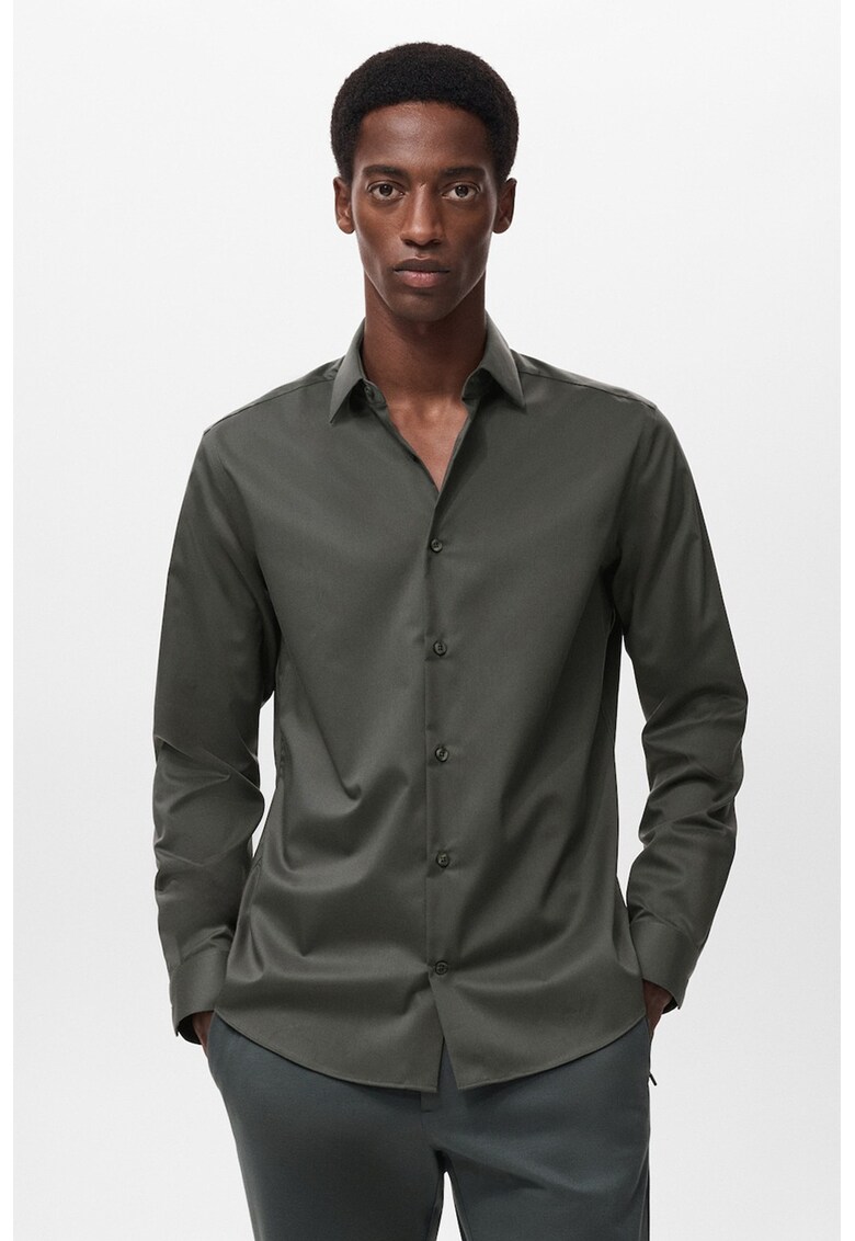 Camasa cu maneci lungi - Kaki