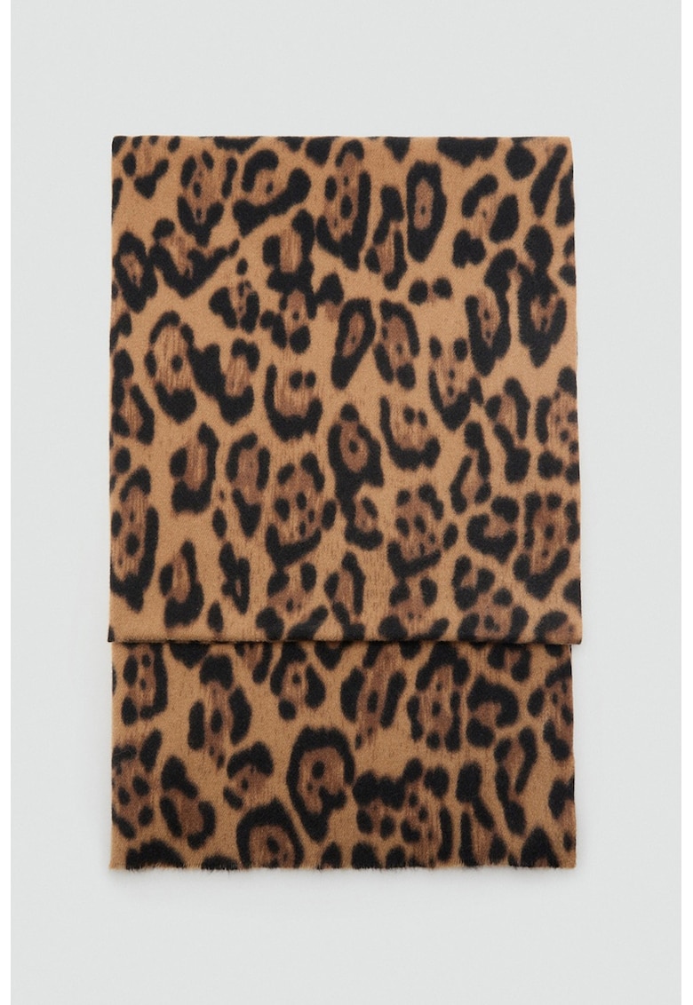 Esarfa cu animal print - Multicolor