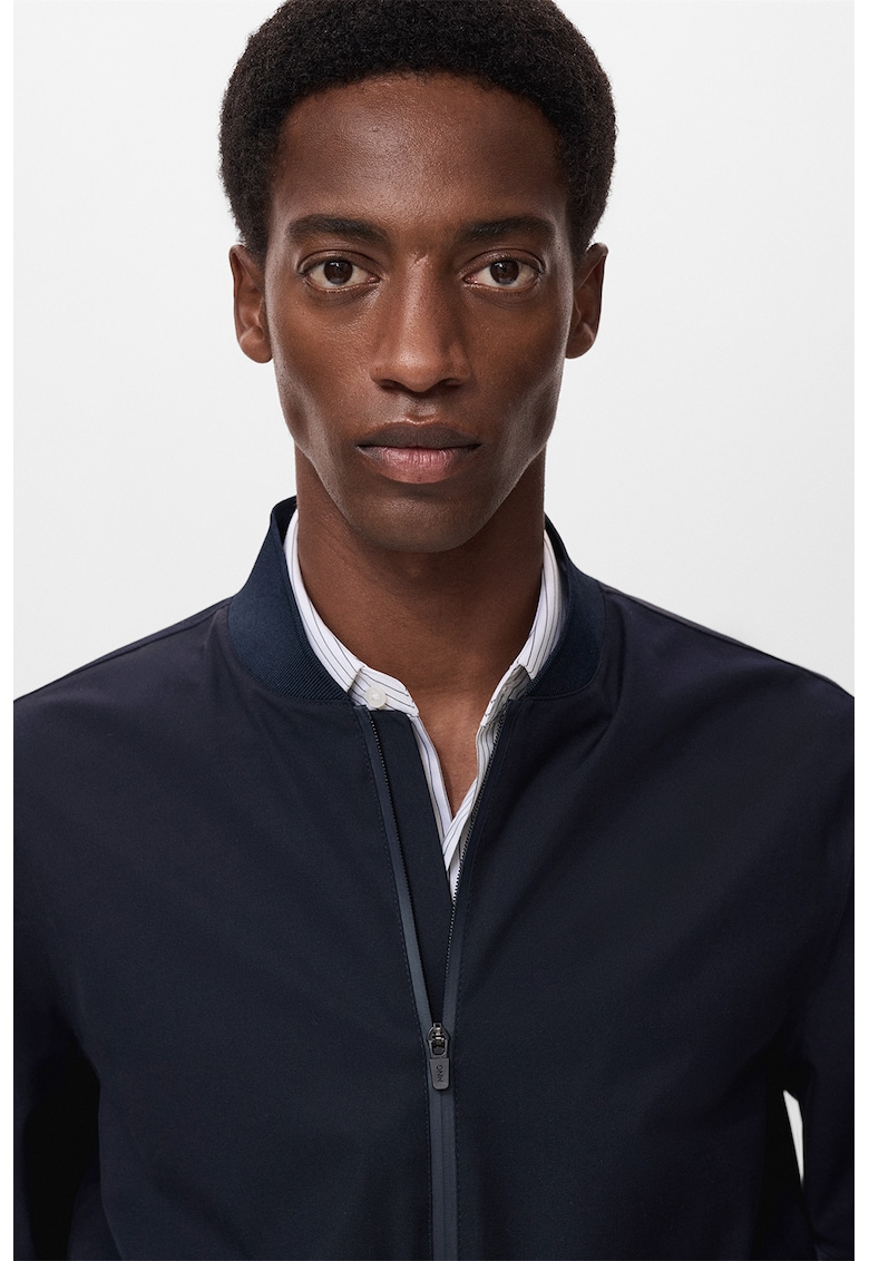 Jacheta bomber cu fermoar si buzunare multiple