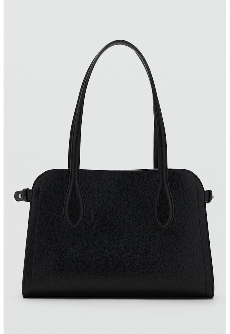 Geanta de umar cu etui interior cu fermoar - Negru