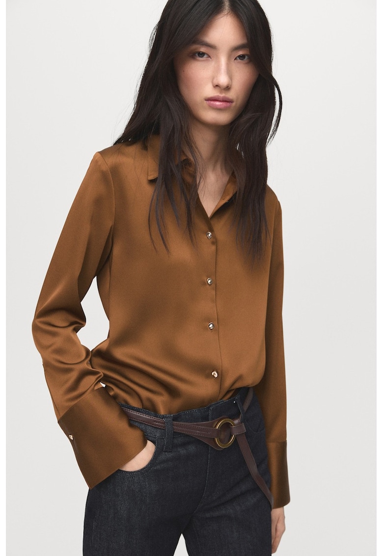 Camasa vaporoasa din satin