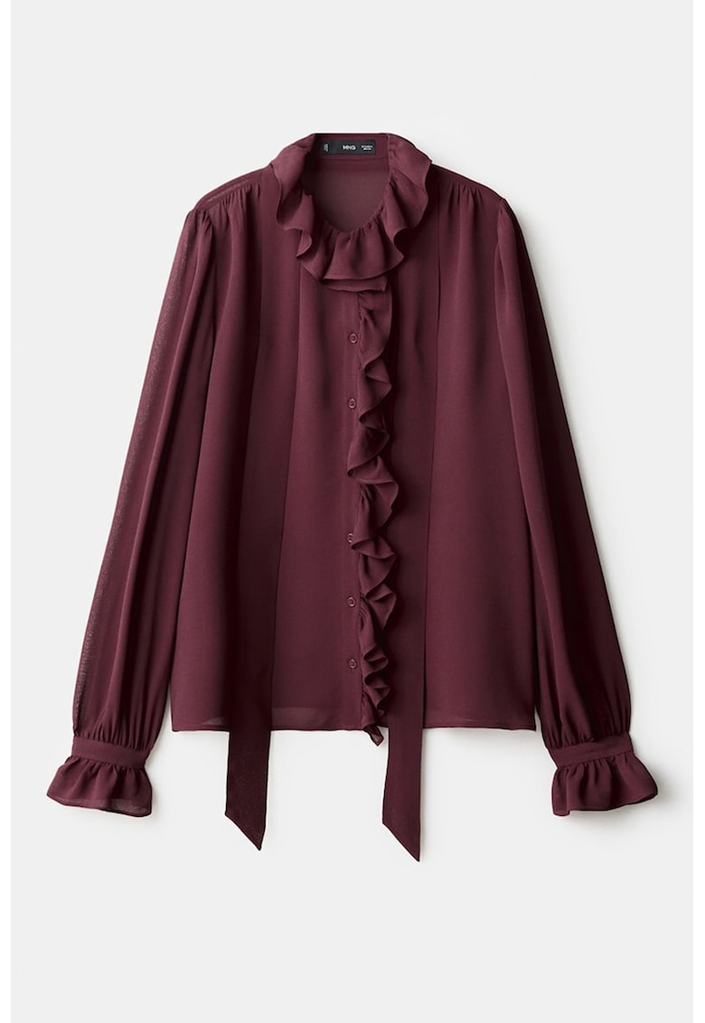 Bluza vaporoasa cu volane