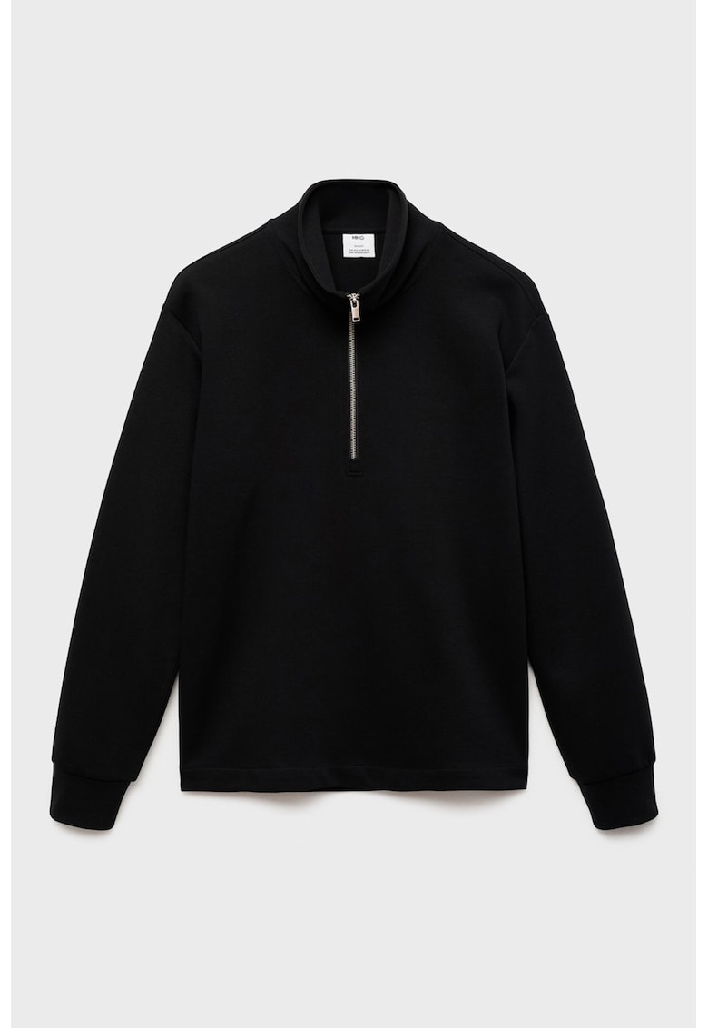 Bluza de trening cu fermoar scurt