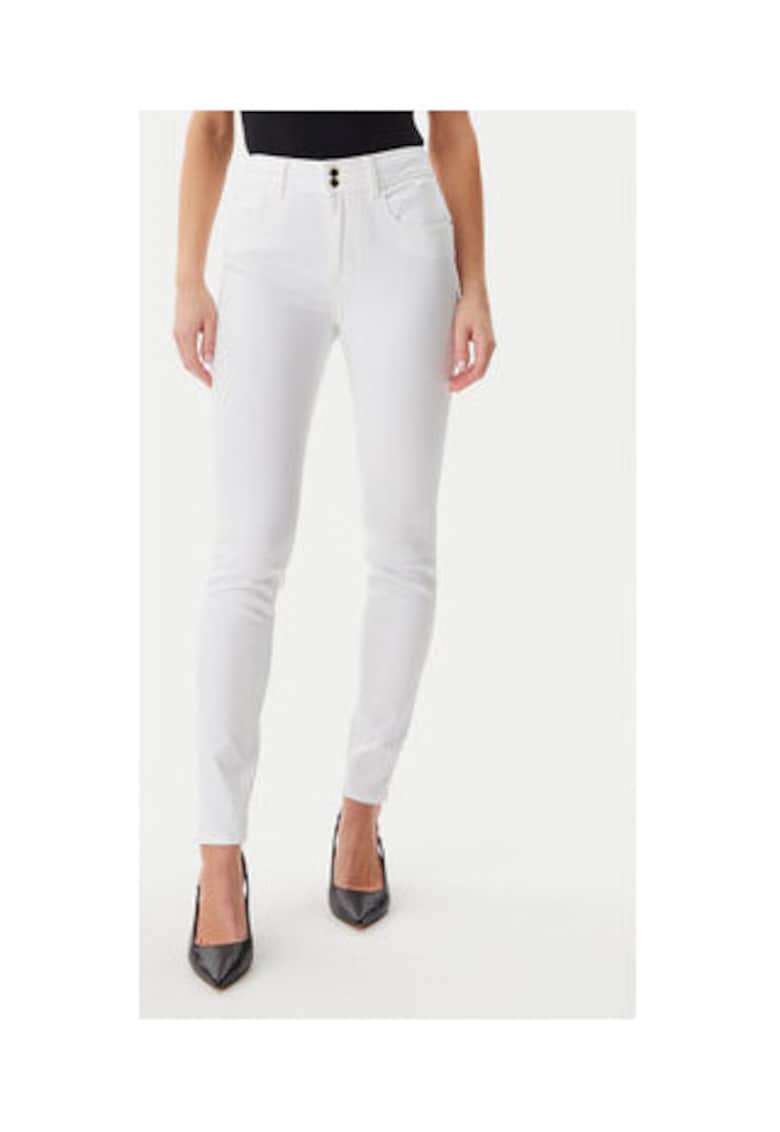Blugi skinny cu talie medie