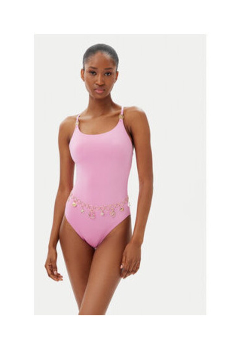 Costum de baie cu decolteu adanc pe spate