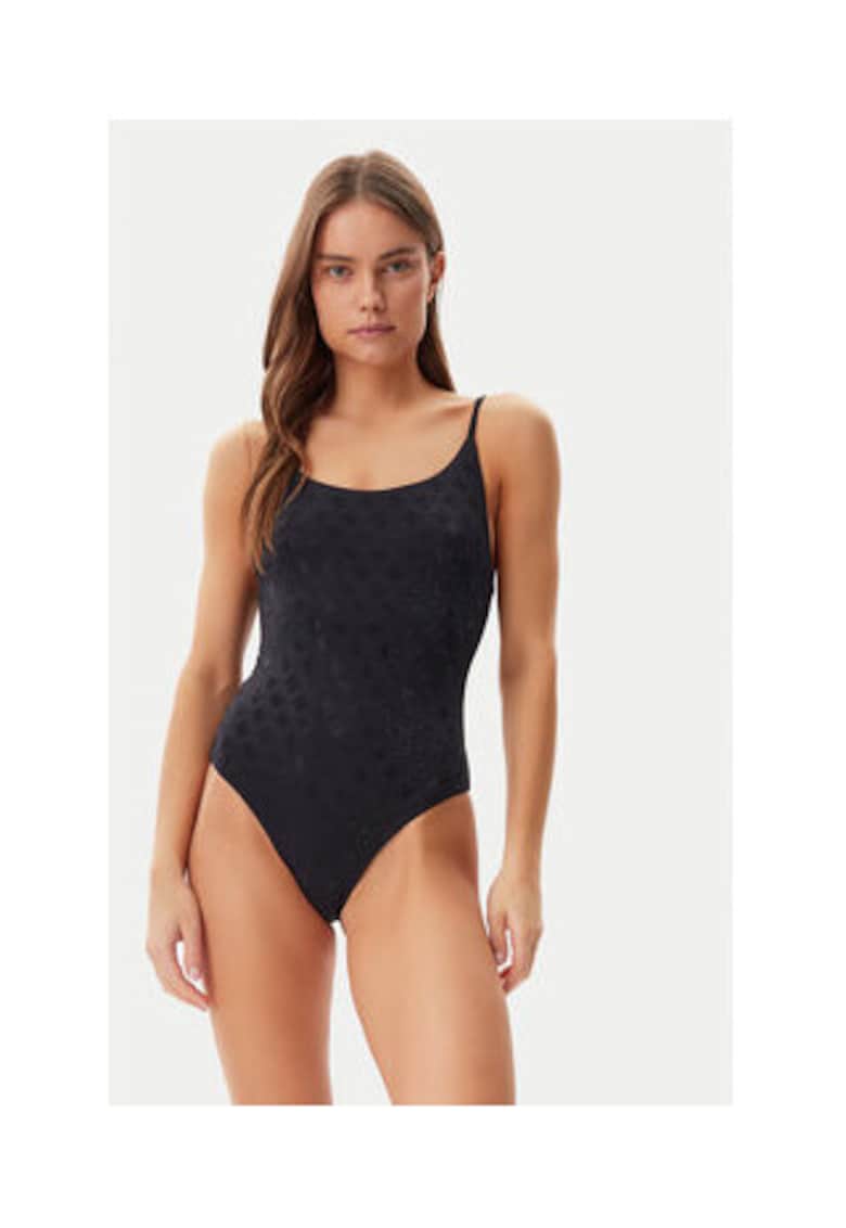 Costum de baie intreg cu decolteu adanc pe spate