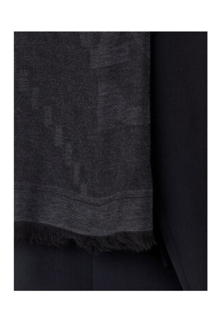 Sal dama negru - OS - 52% modal - 24% acril - 24% bumbac