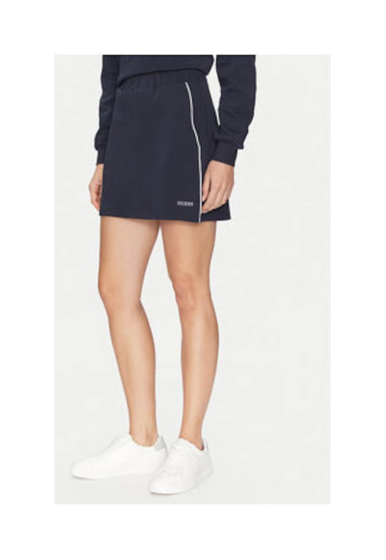 Fusta mini cu talie elastica