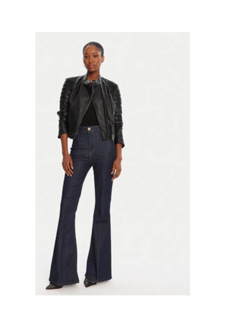 Jacketa biker din piele ecologica