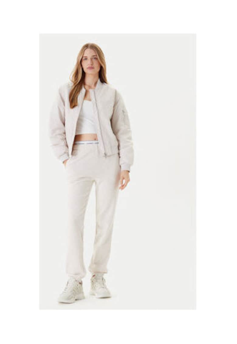 Guess Jacheta bomber cu fermoar si guler baseball
