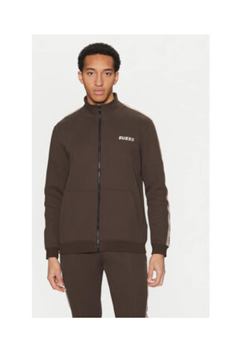 Bluza de trening cu benzi logo laterale