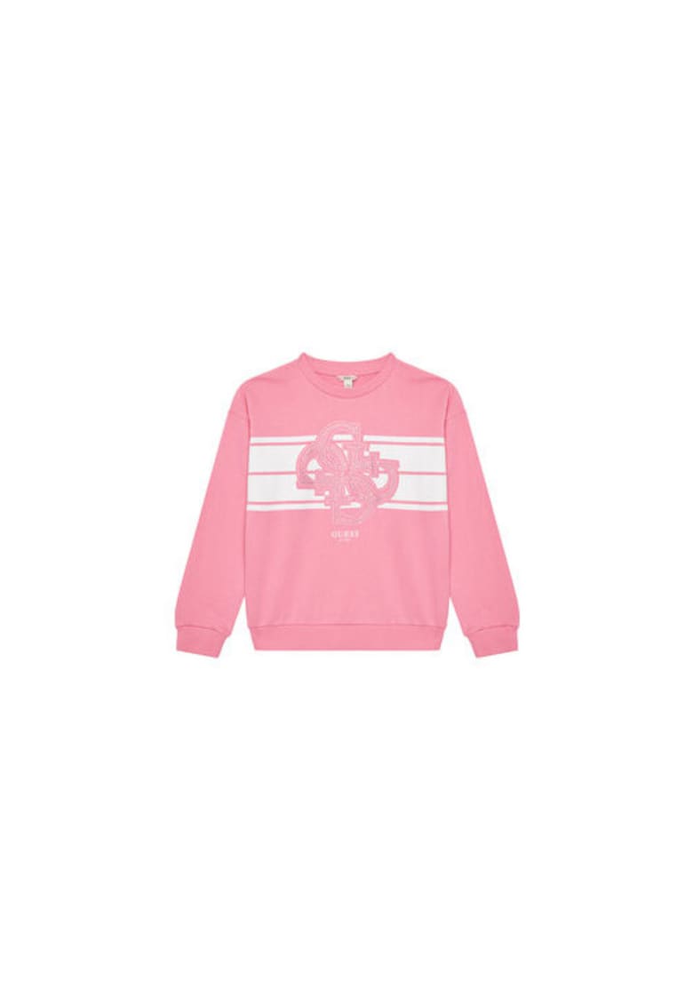 Bluza de trening din bumbac cu logo din strasuri -