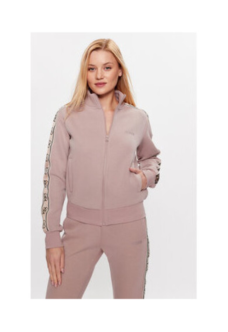 Bluzon cu fermoar si buzunare laterale