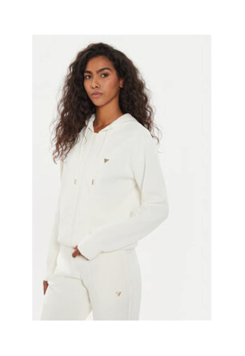 Hanorac regular fit cu fermoar