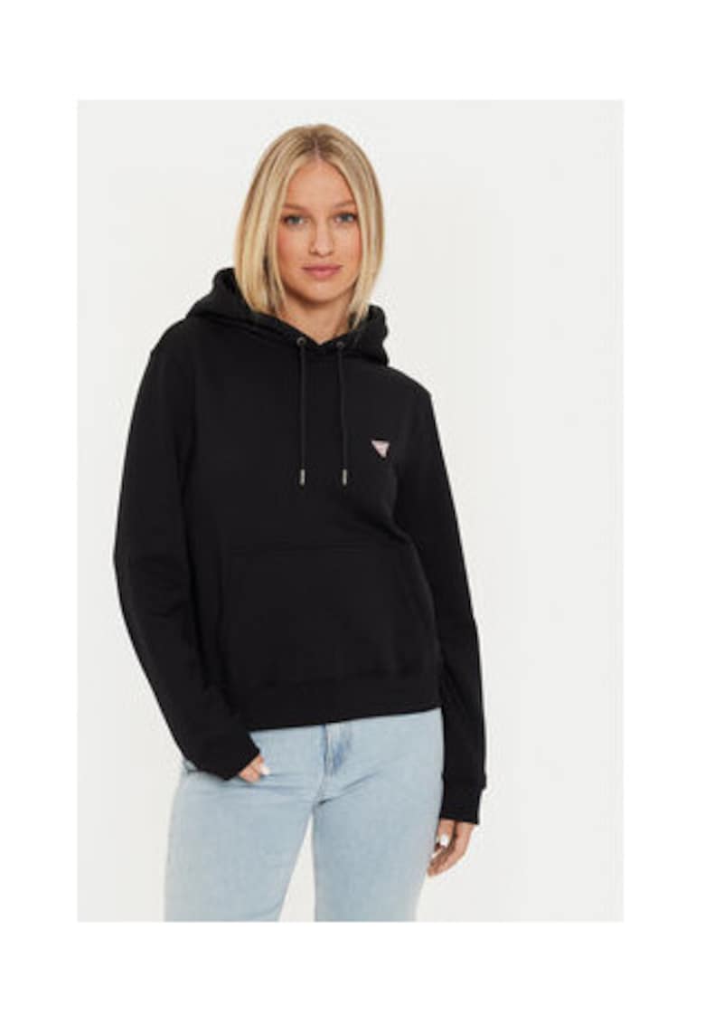 Guess Jeans Hanorac regular fit din amestec de bumbac