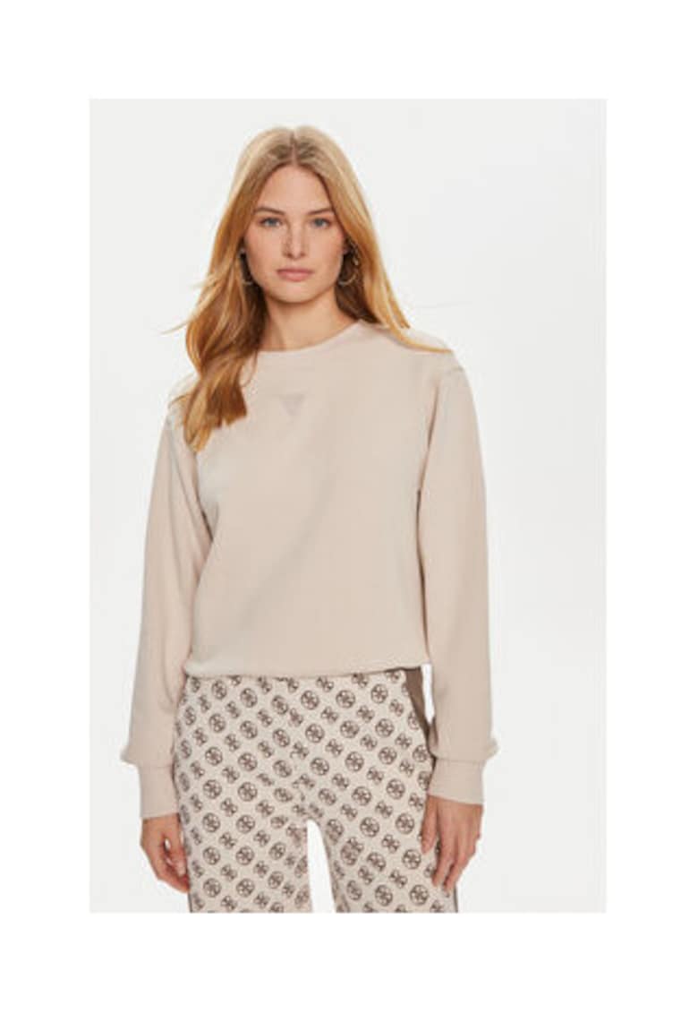 Bluza de trening cu decolteu la baza gatului