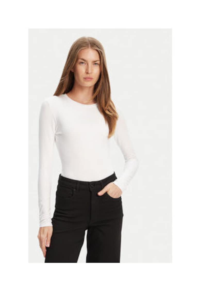 Guess Jeans Body cu model uni si maneci lungi
