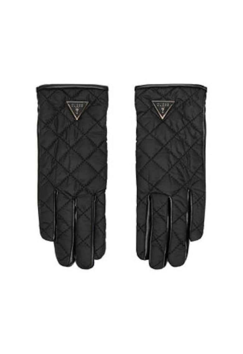 Manusi de dama - 100% poliester - negre - marime mica