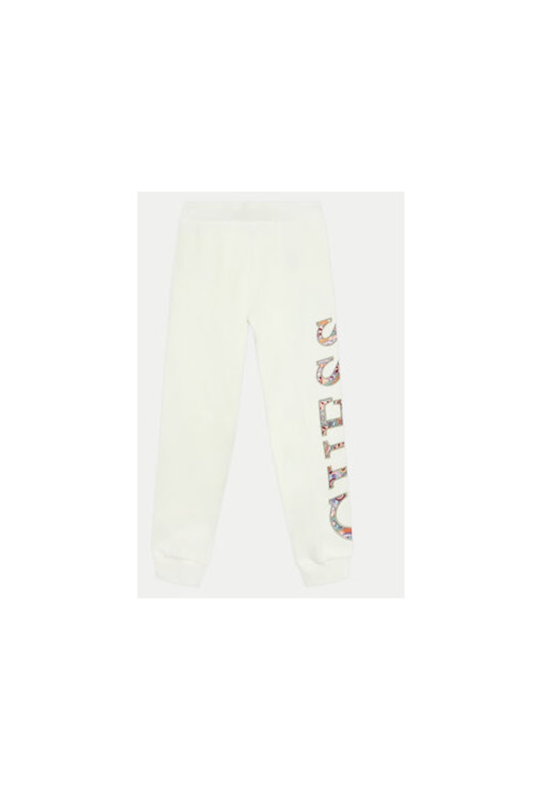 Pantaloni din trening din bumbac cu print logo