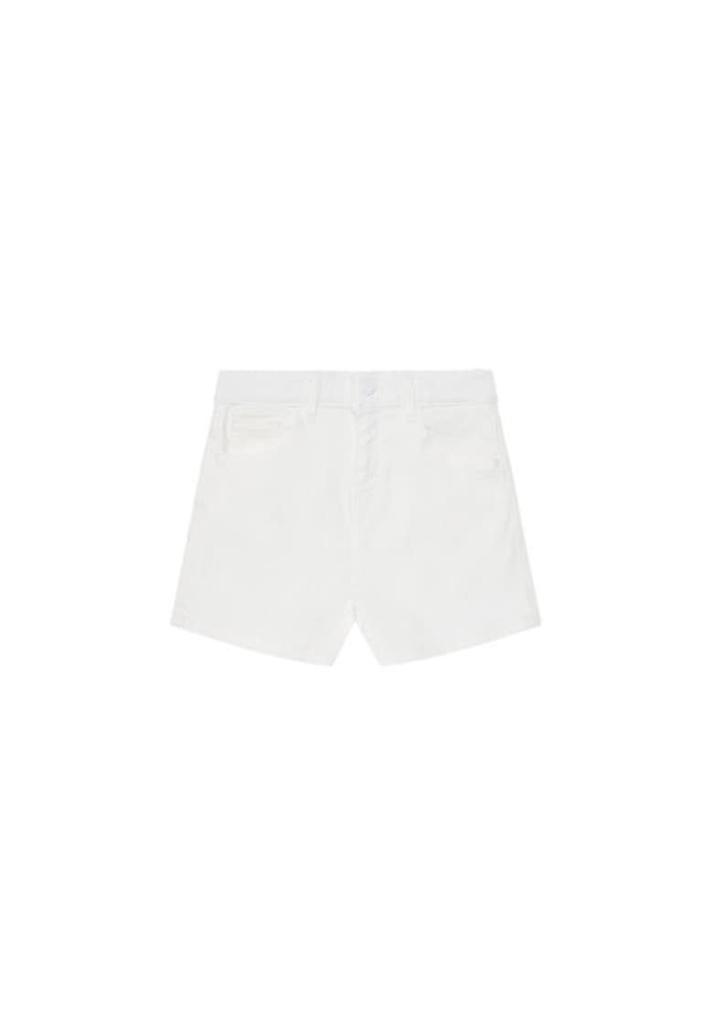 Pantaloni scurti din denim pentru fete - albi
