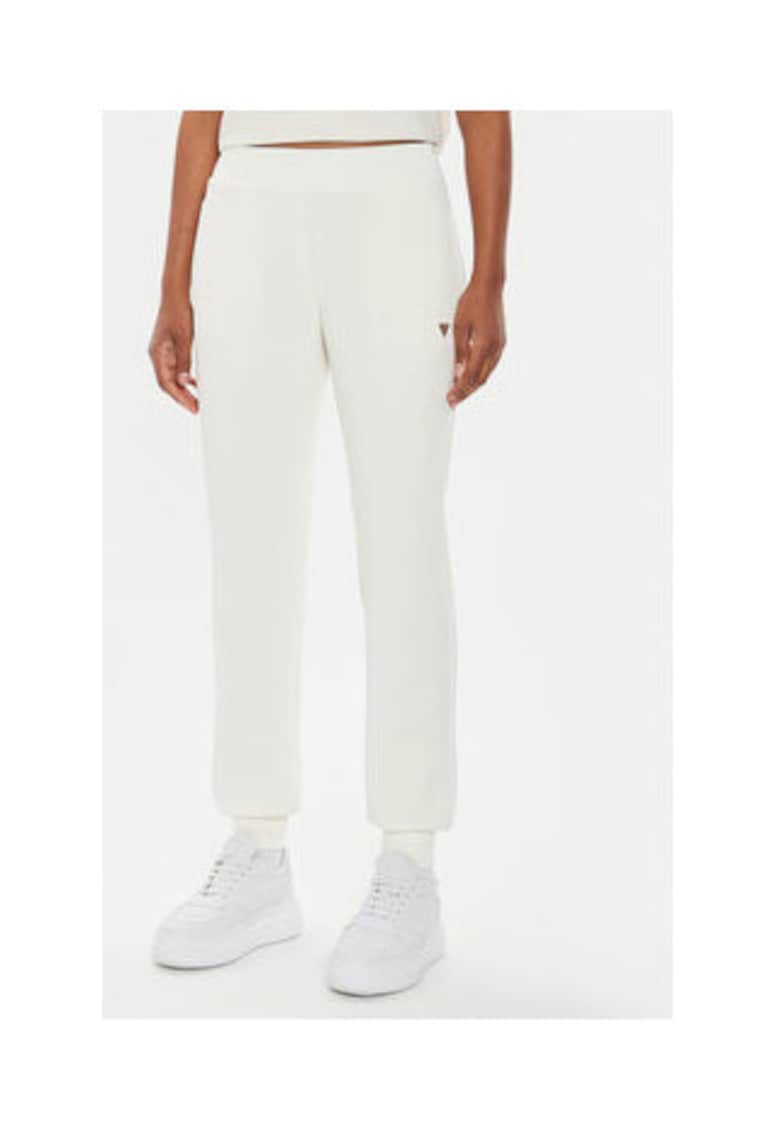 Pantaloni de trening din amestec de modal cu banda elastica in talie