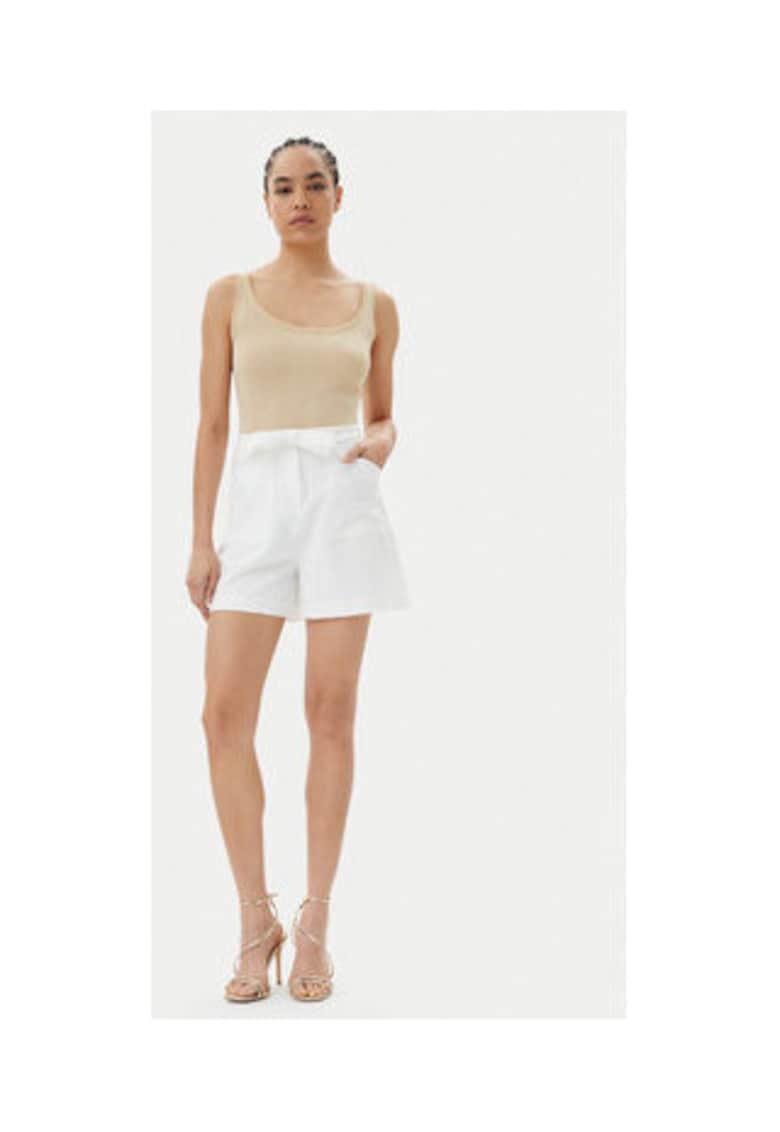 Guess Pantaloni scurti ampli cu talie inalta