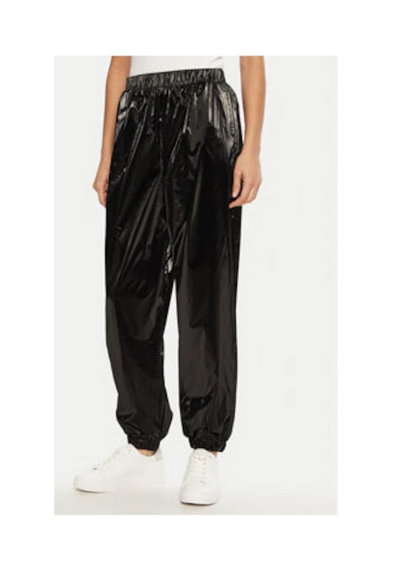 Guess Pantaloni de trening din poliamida cu aspect lucios si terminatii elastice