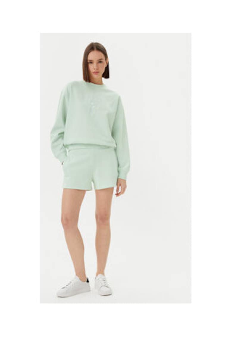 Pantaloni scurti din amestec de bumbac si talie elastica -
