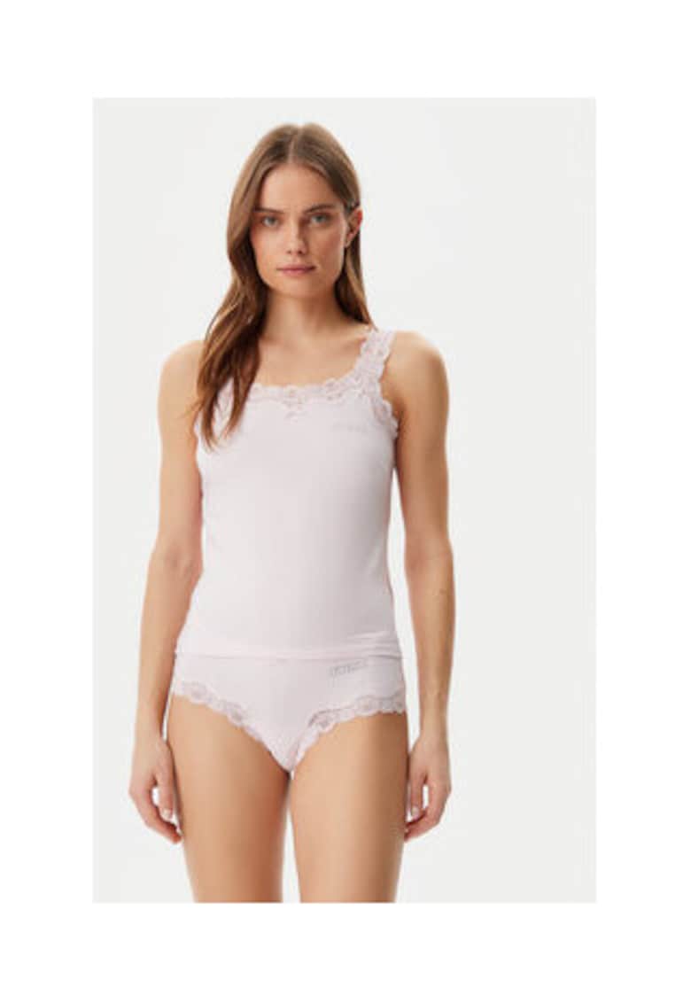 Top de pijama din amestec de modal - Uni