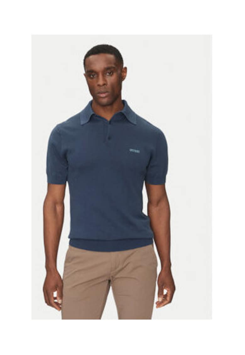 Pulover cu guler polo