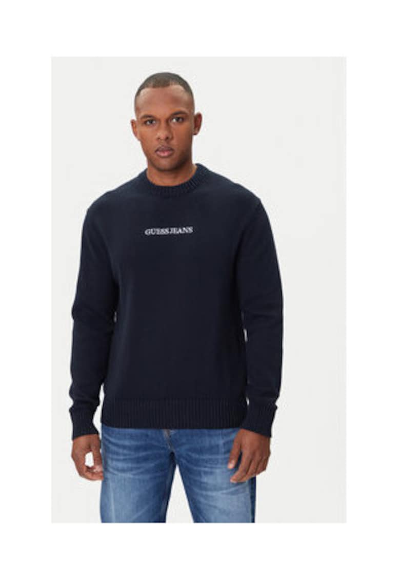 Guess Jeans Pulover cu logo -