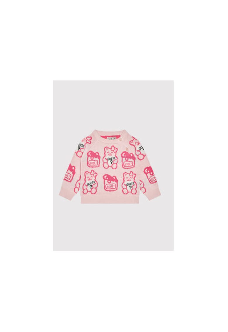 Pulover cu model din bumbac organic