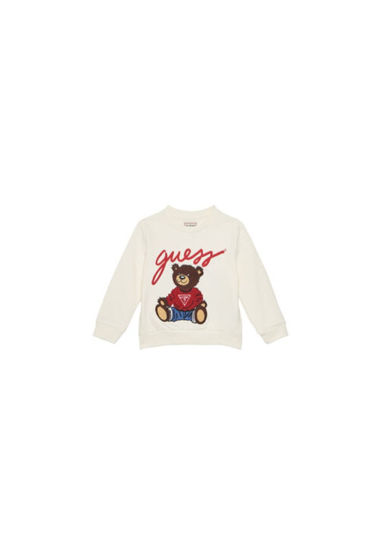 Bluza de trening cu aplicatie cu ursulet