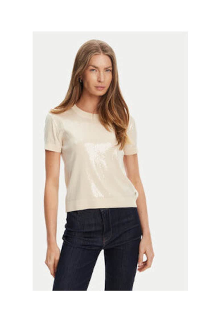 Tricou de dama - cu imprimeu uni