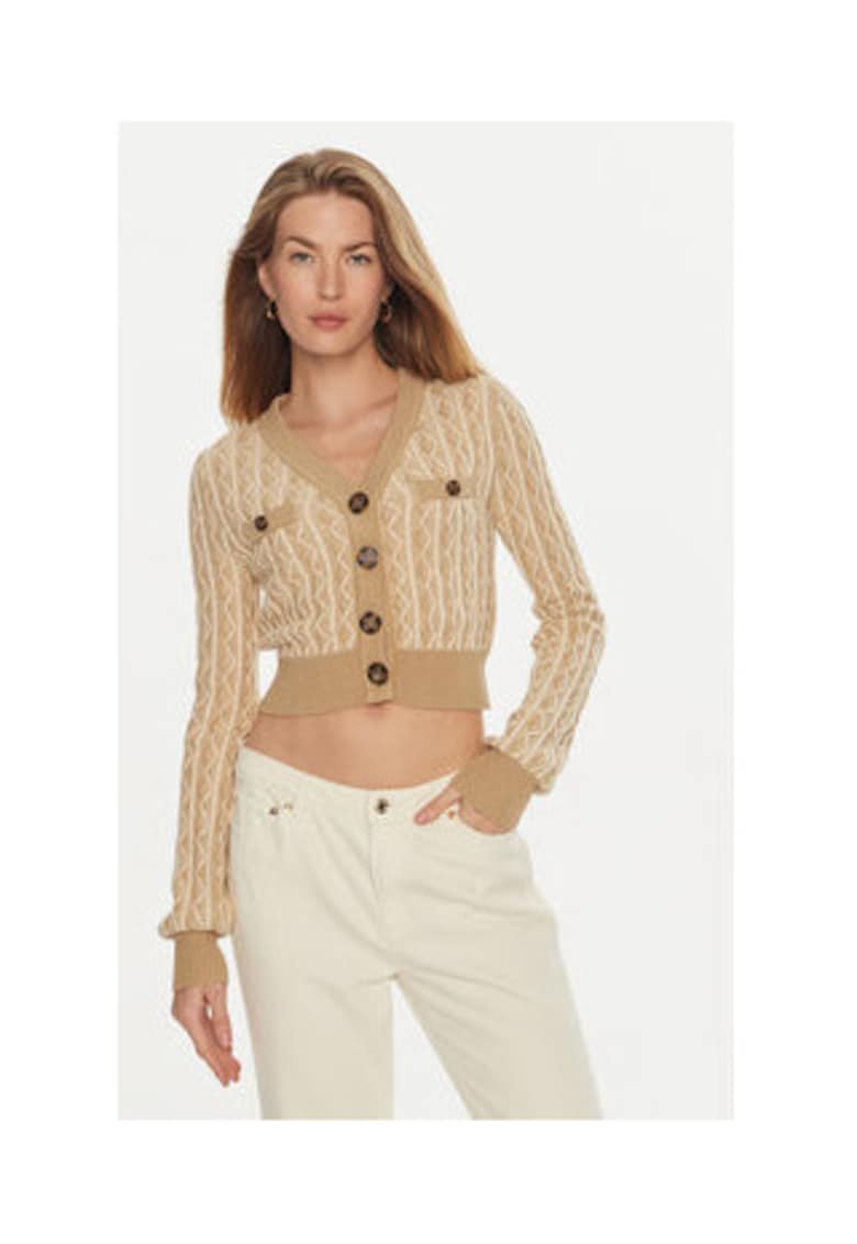 Cardigan crop cu nasturi 00