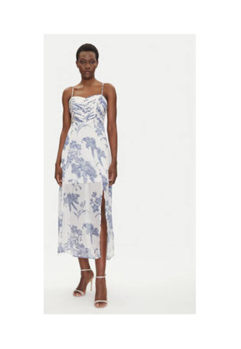 Rochie midi cu model floral