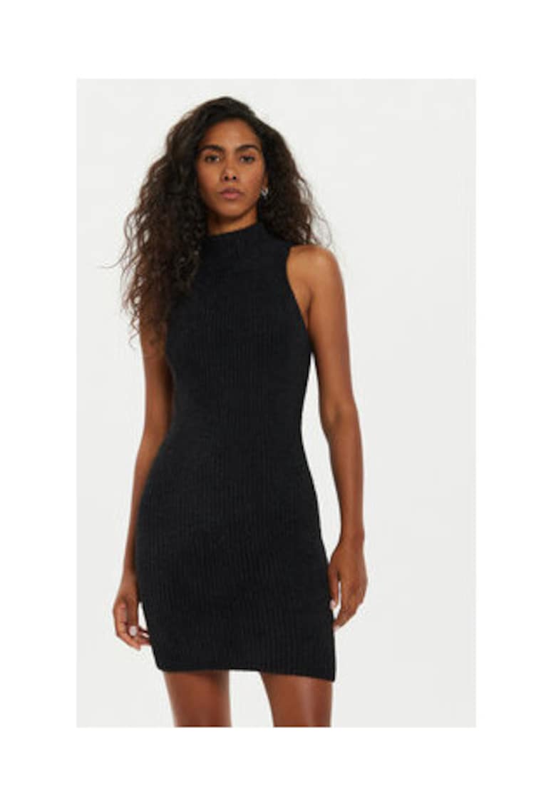 Rochie midi bodycon din tricot