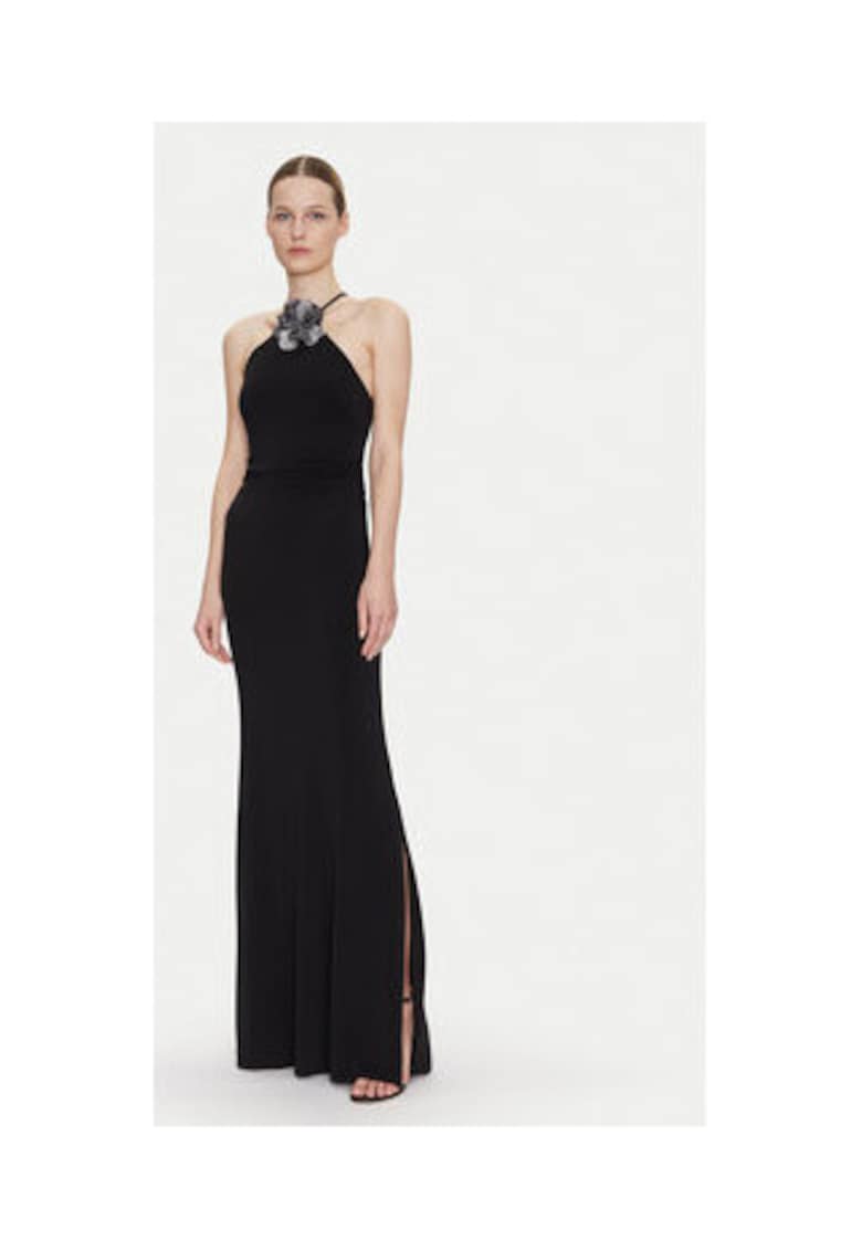 Rochie de seara lunga cu model uni