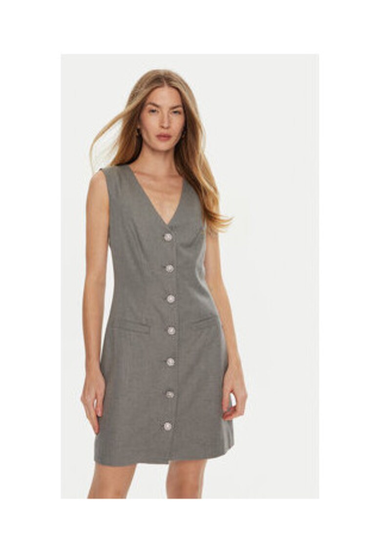 Rochie cu decolteu in V fara maneci -