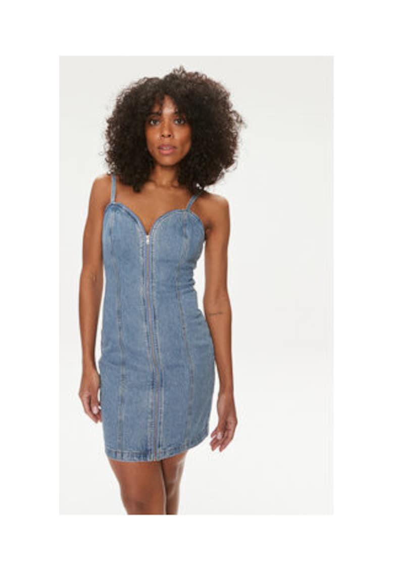 Rochie din denim Cu Lyocell -