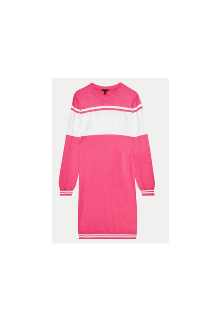 Rochie Tricotata Din Amestec De Bumbac