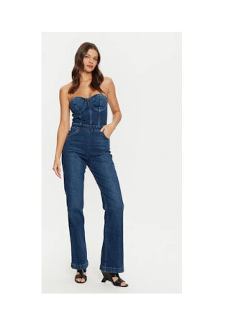 Salopeta slim fit din denim