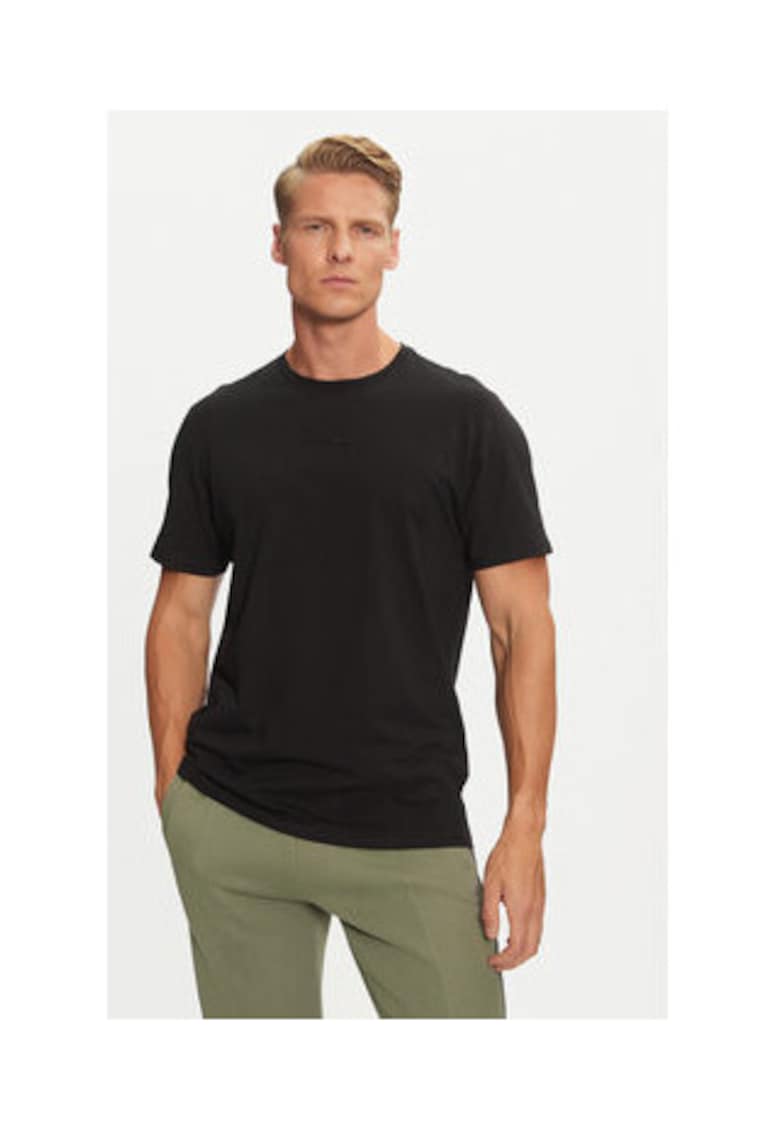 Guess Tricou uni din bumbac -