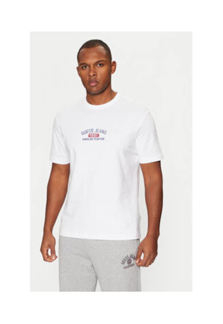 Tricou din bumbac cu imprimeu pe piept