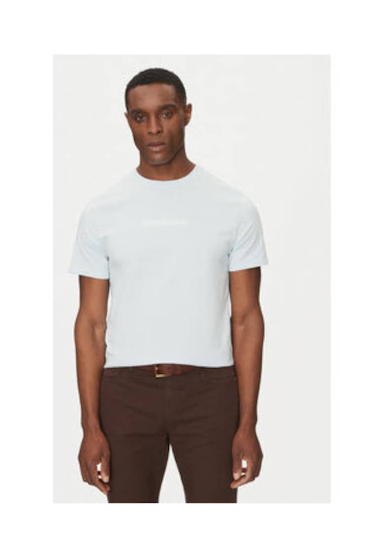 Tricou cu logo pe piept -