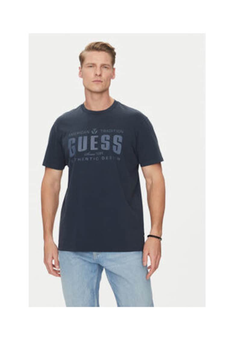 Tricou slim fit cu logo -