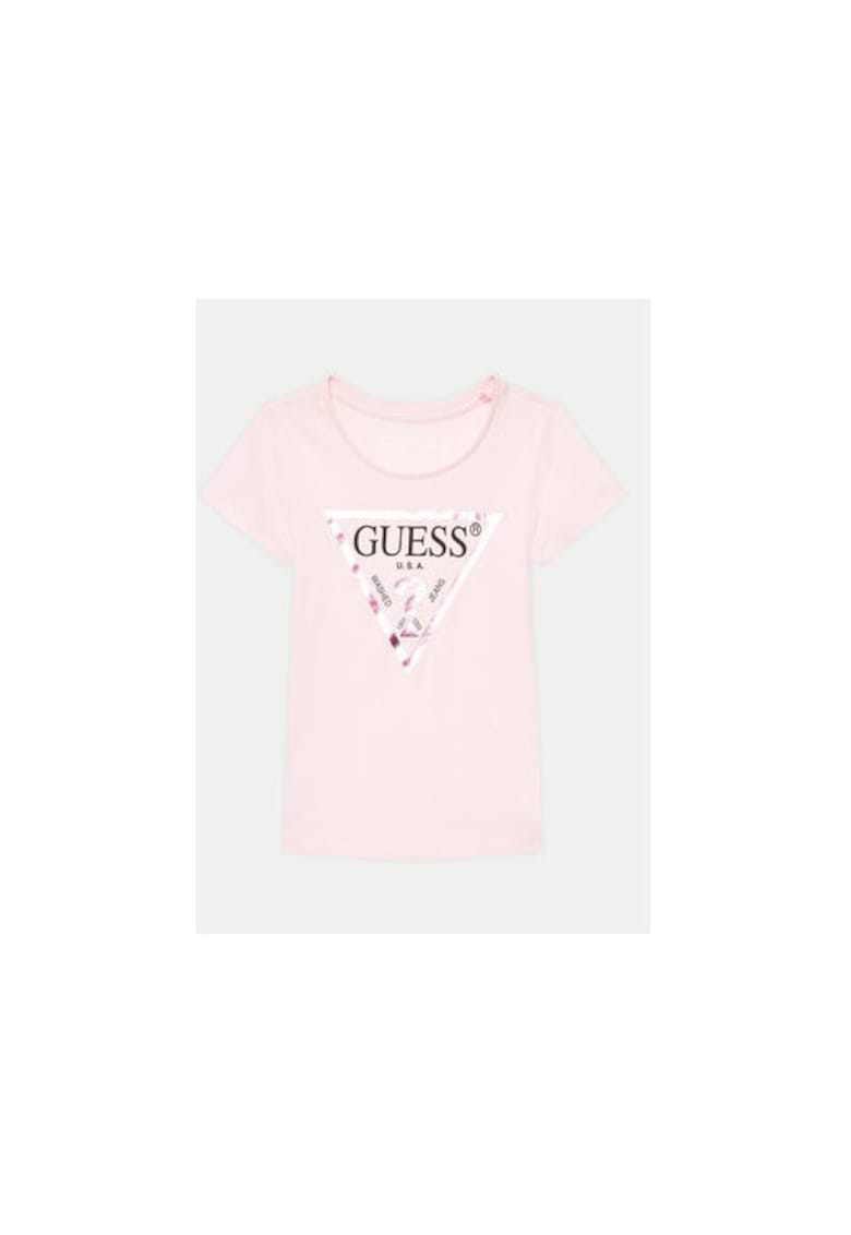 Tricou imprimat cu decolteu rotund